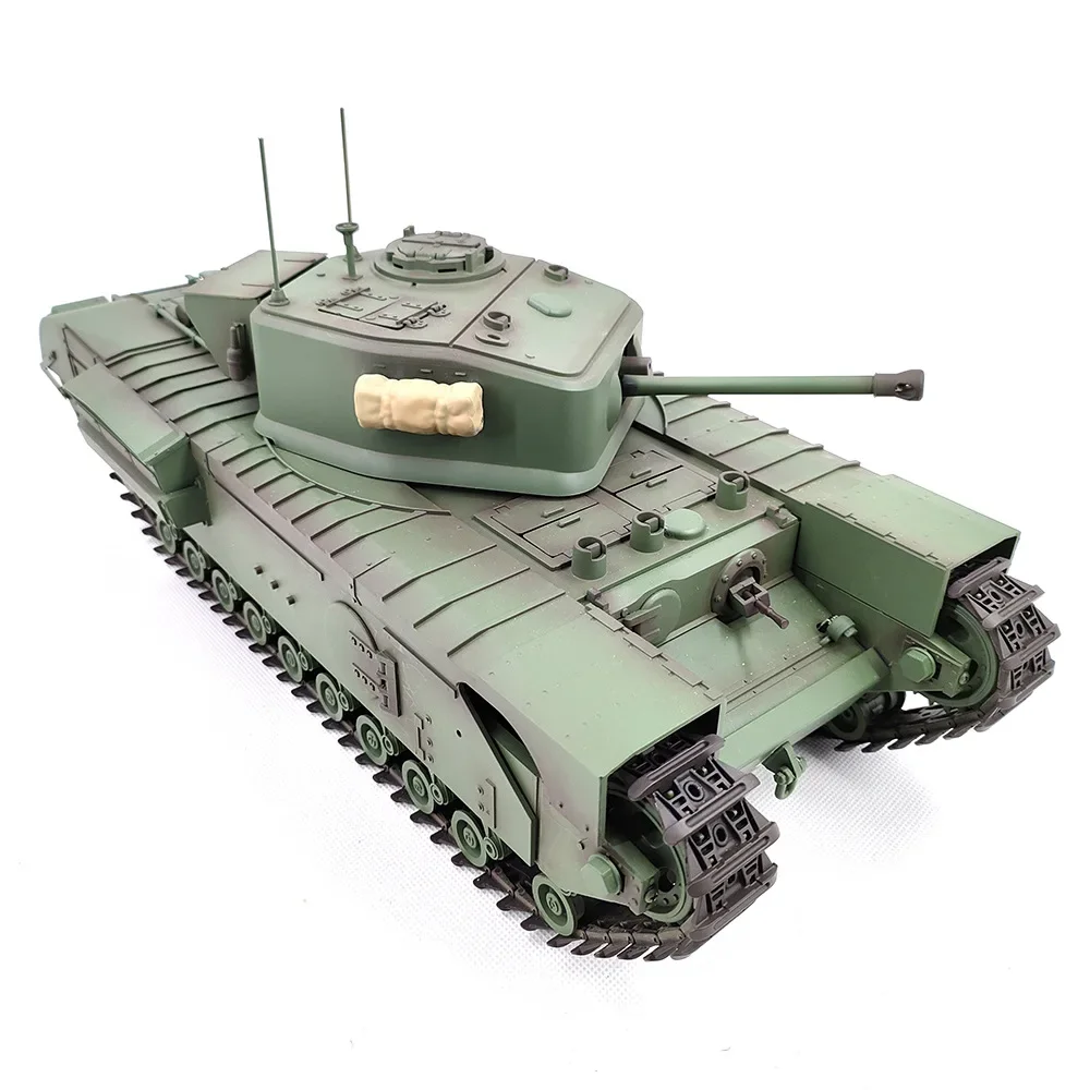 Churchill C2310 1:16 Remote-Controlled Tank Garage Soldier Passenger Full Scale Electric Rc Tank Children's Military Model Toy