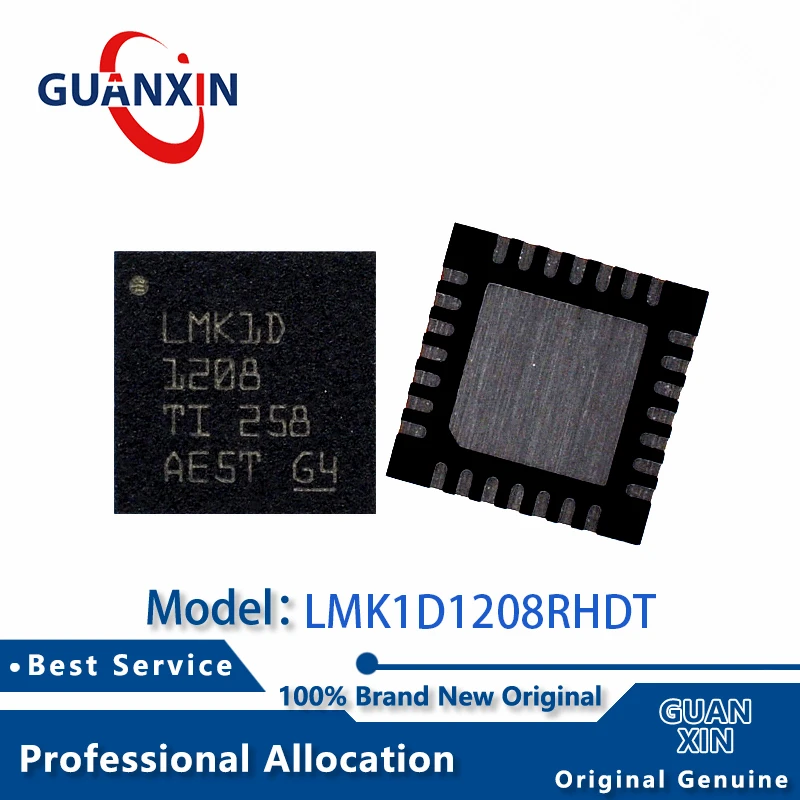 

100% New LMK1D1208RHDT LMK1D1208RHDR VQFN-28 Marking LMK1D1208