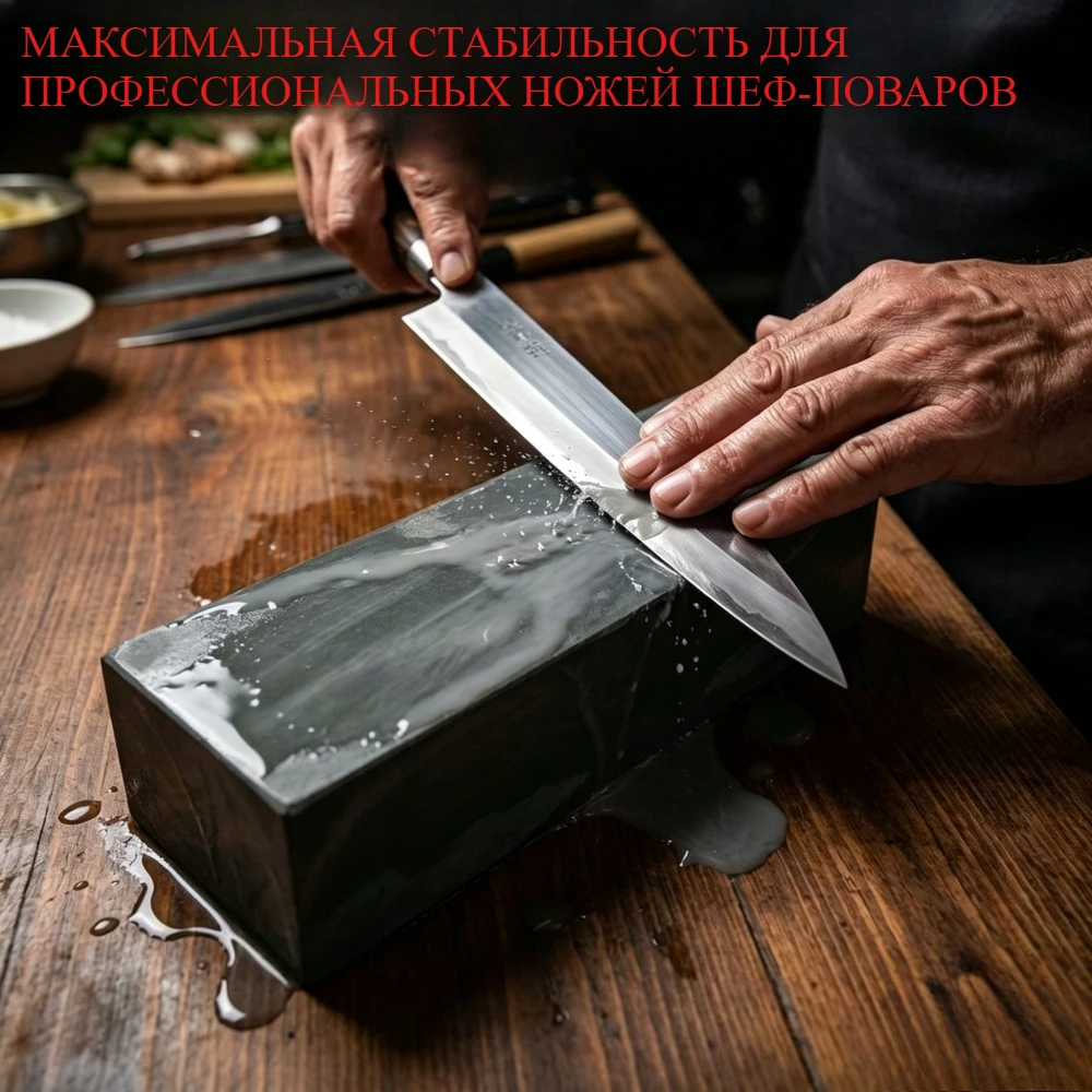 3kg Massive 60mm Thick Natural Whetstone 12000 Grit 220x80x60mm Metamorphic Stone Mirror Polish Professional Knife Sharpen