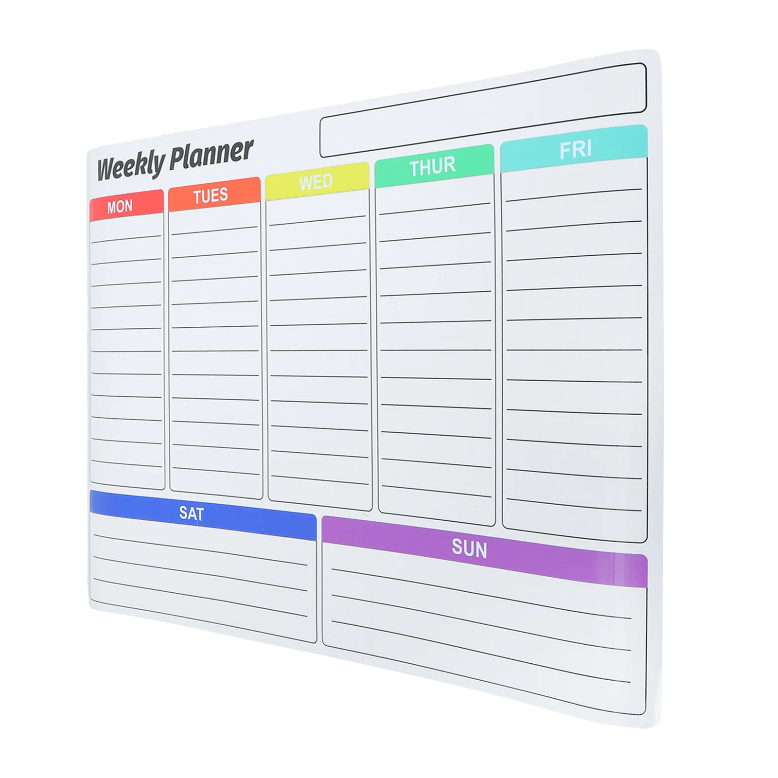 

Weekly Schedule Whiteboard Sticker Large Size Magnetic Planner Wall Calendar Organizer for Home Office Efficient Time Management