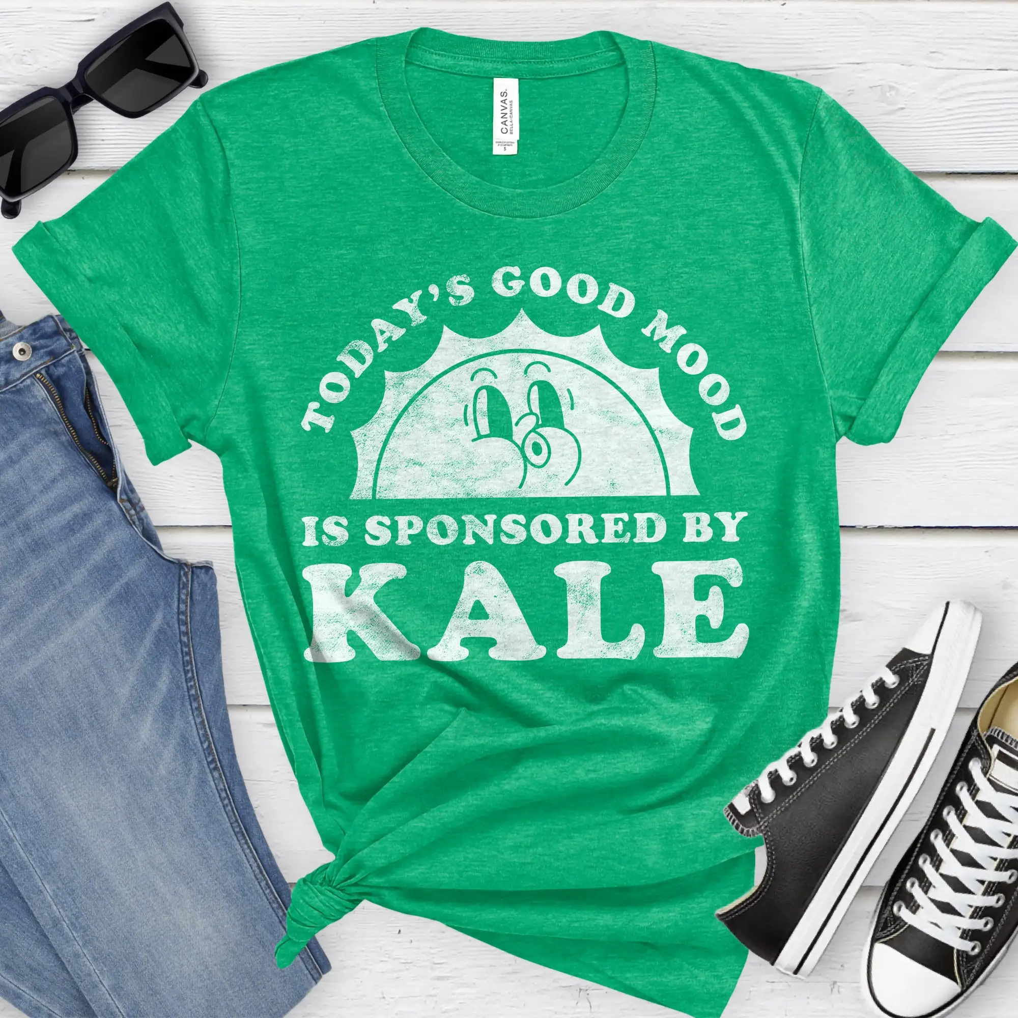 

Kale T Shirt Funny Lover For Men Or Women I Love Heart