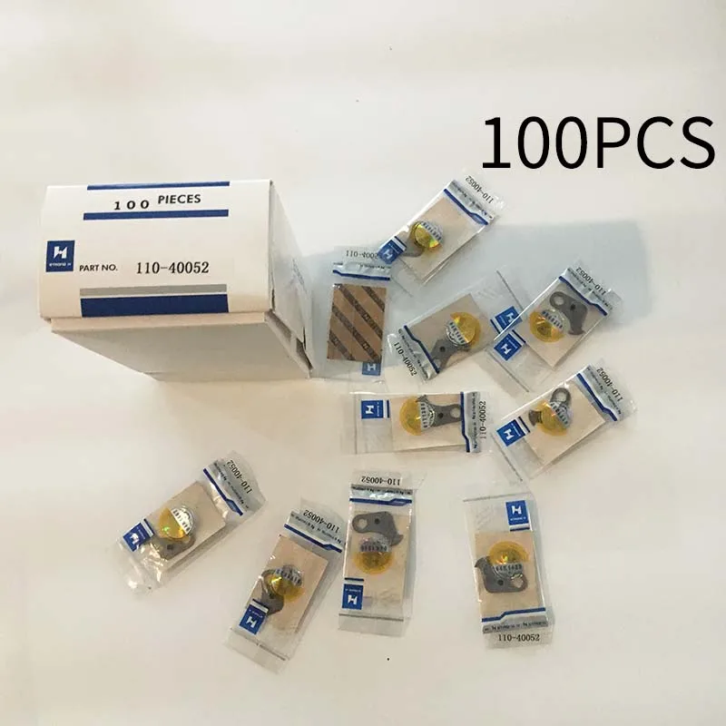 100pcs STRONG H Moving Knife Fixed Knife JUKI 8700 8500 DDL-5550-6 Knives Industrial Sewing Machine Part 110-40052 D2406-555-D0H