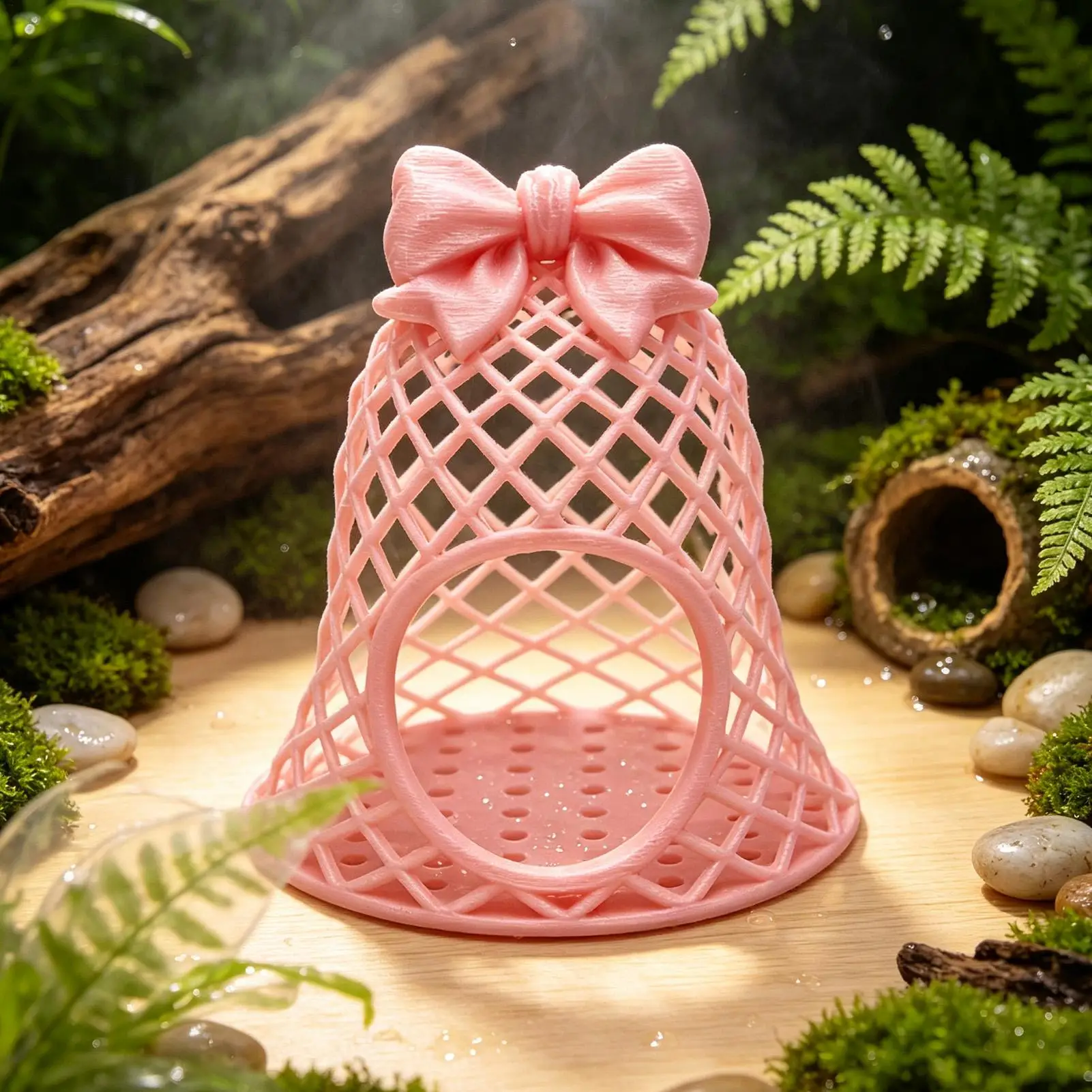 1PC Aquarium Floating Cave Fish Shrimp Hideout Shelter Hammock Feeding & Resting Spot Small Aquatic Pets Aquarium Decor