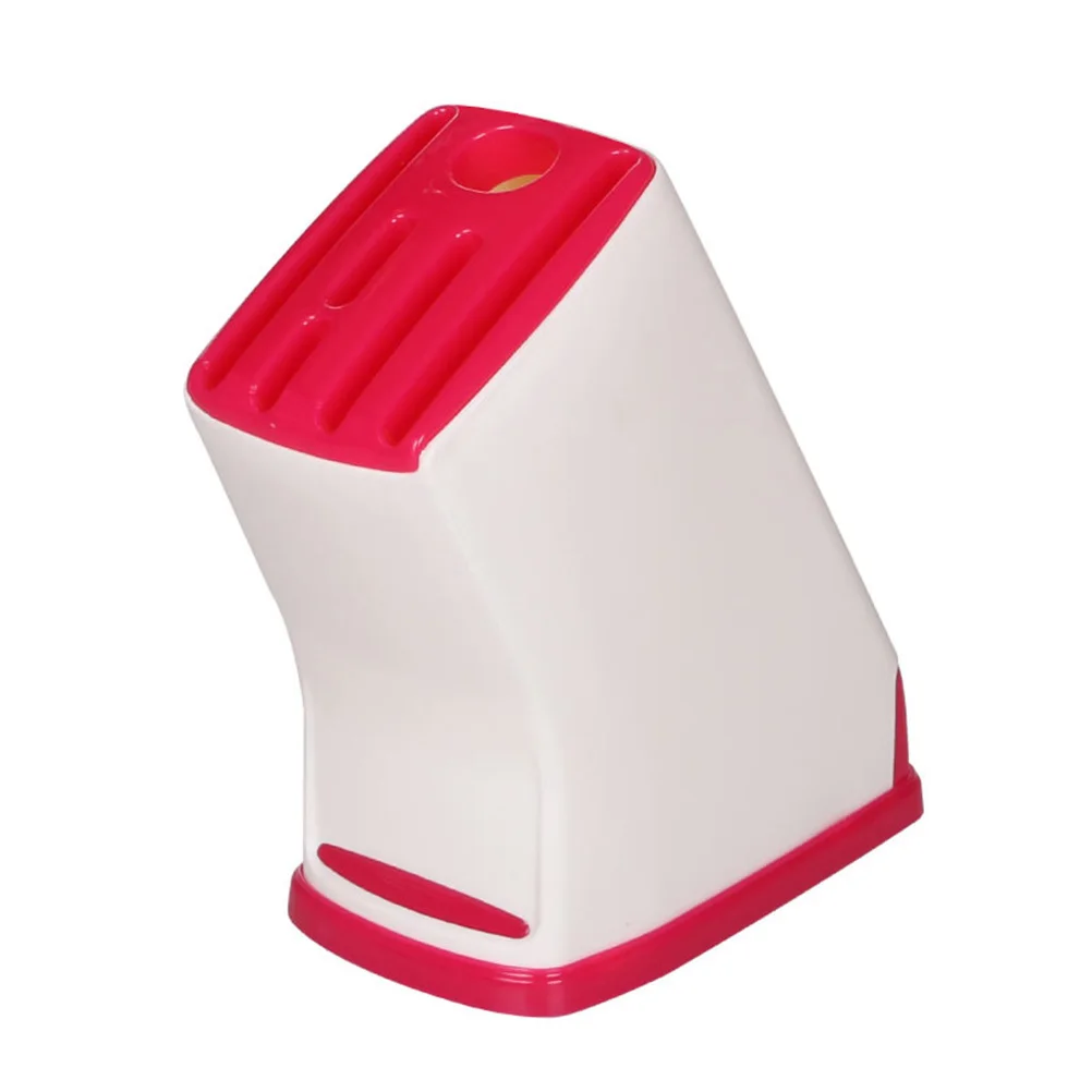 الكعك شكل لوازم المطبخ حامل السكاكين استنزاف أداة تخزين الرف الأحمر جوفاء التهوية حامل الرف لوازم المطبخ