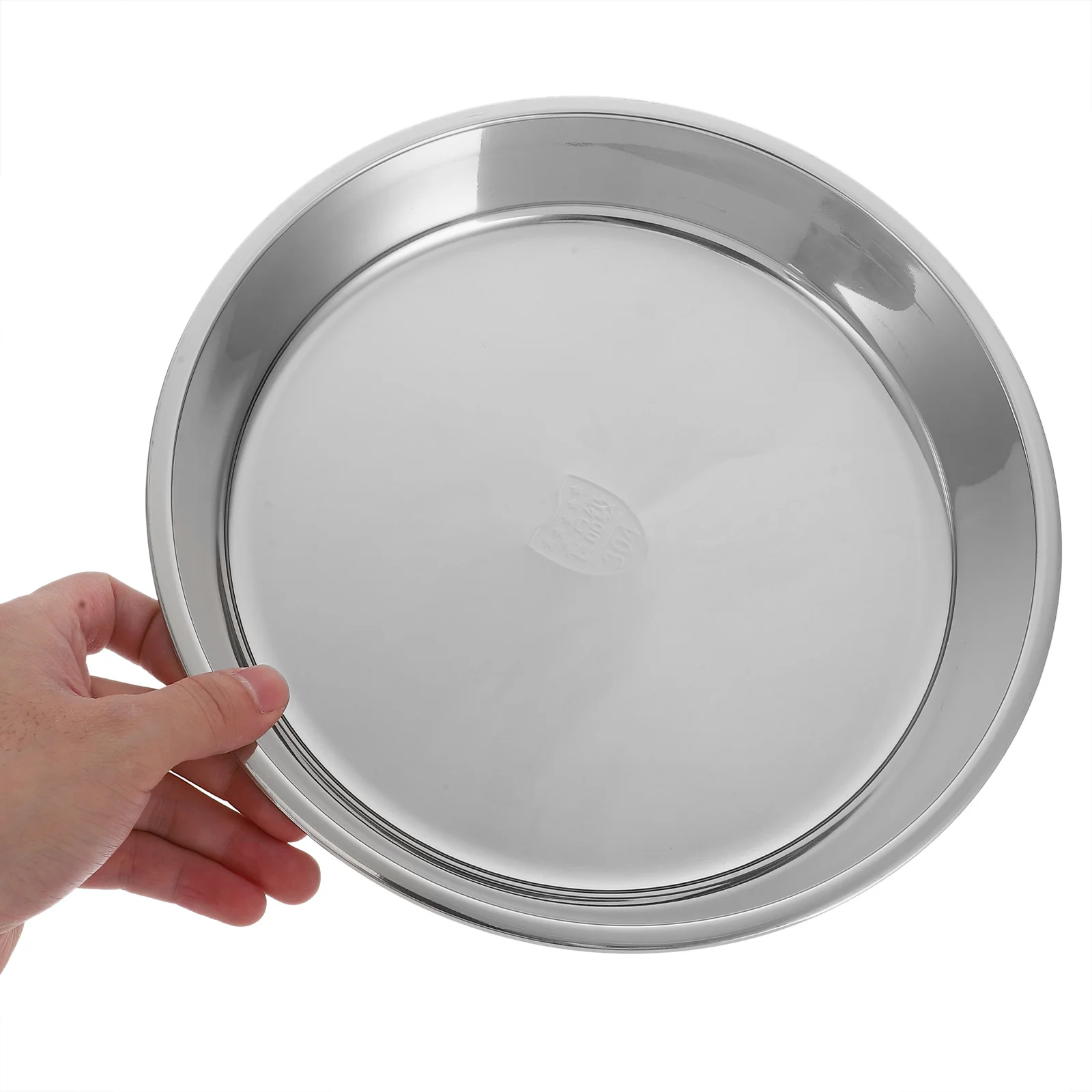 

Stainless Steel Round Cake Kitchen Essential Oven Safe Heavy Duty Nonstick Coating Sturdy Construction Scratch Resistant Surface