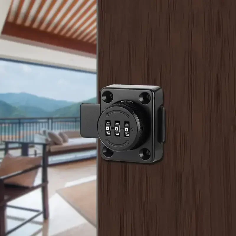 Easy To Install Combination Password Keyless Safe Wardrobe Lock Suitable for Wardrobe Office Small Door Drawer Hardware Lock