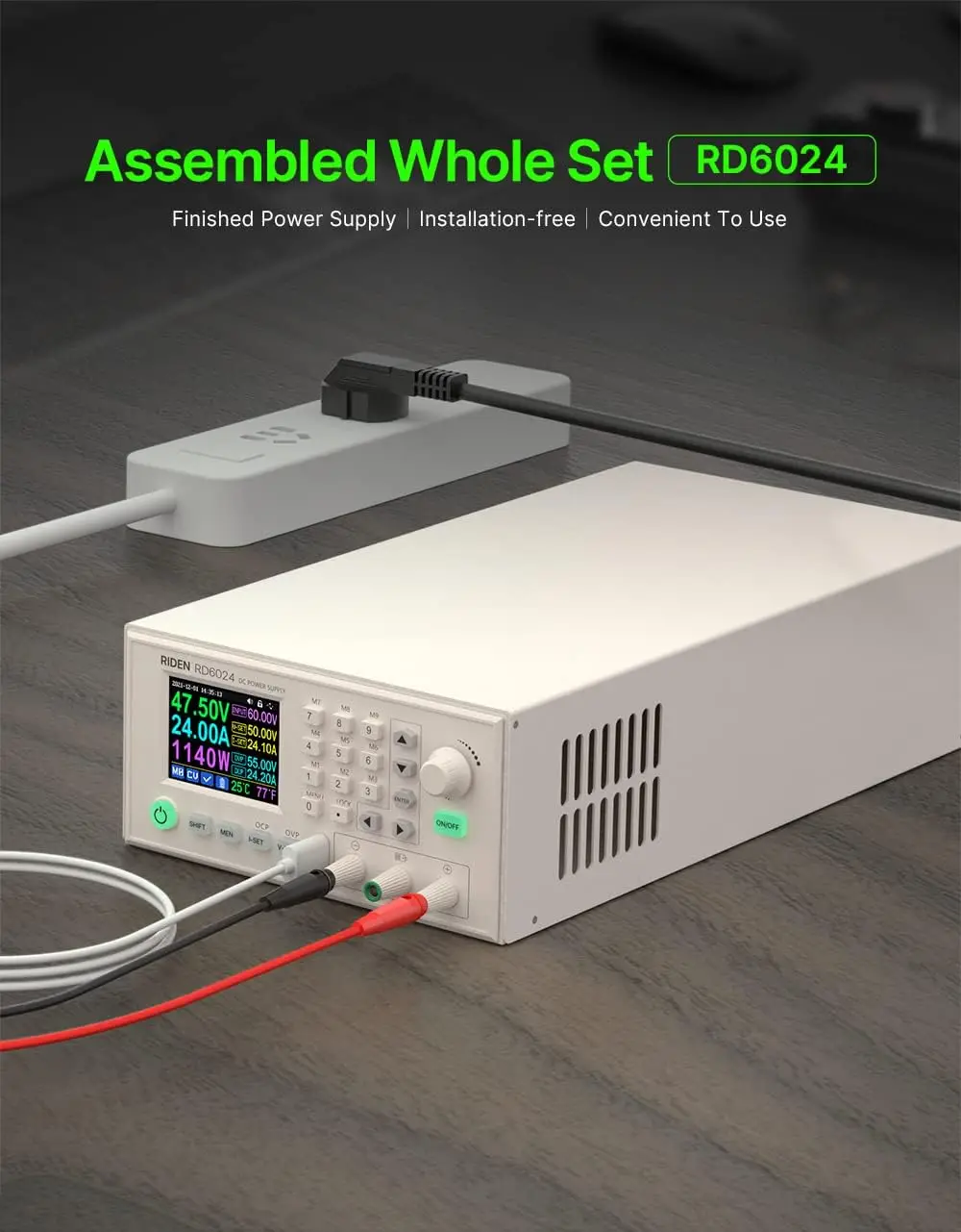 6024 Usb 60V 24A 950W Ac To Dc Step Down Power Supply Buck Lab Power Supply Assembled Already (6024 Assembled Full Set)