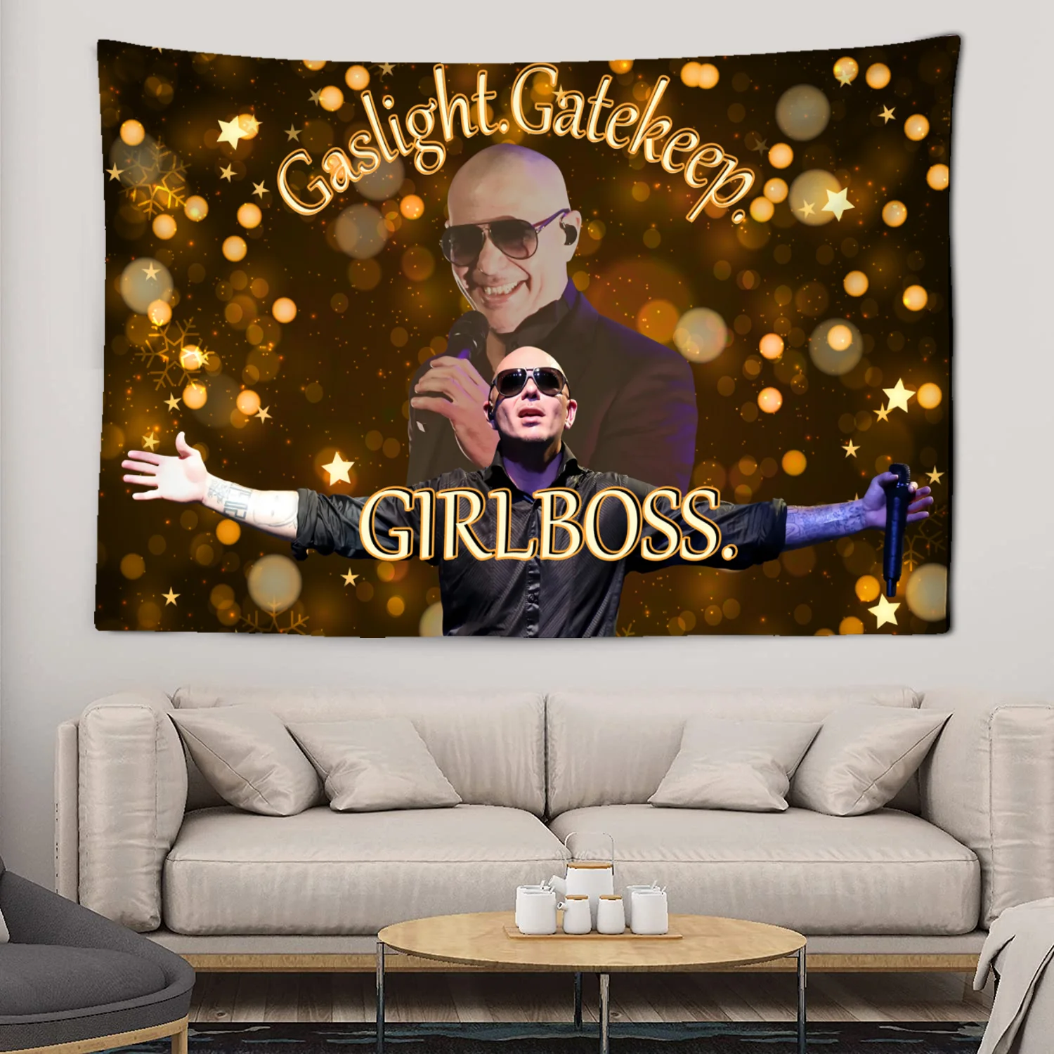 Mr 305 Pitbull Worldwide Hippie Tapestry Fabric Macrame Wall Hanging Beach Room Decor Cloth Carpet Yoga Mats Sheet Sofa Blanket