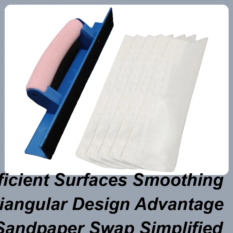 

Detail Sander Self-Adhesive Handheld Detail Sander Handheld Gadget With 50 Sheets Sandpaper Set For Beginners Crafting Art Work