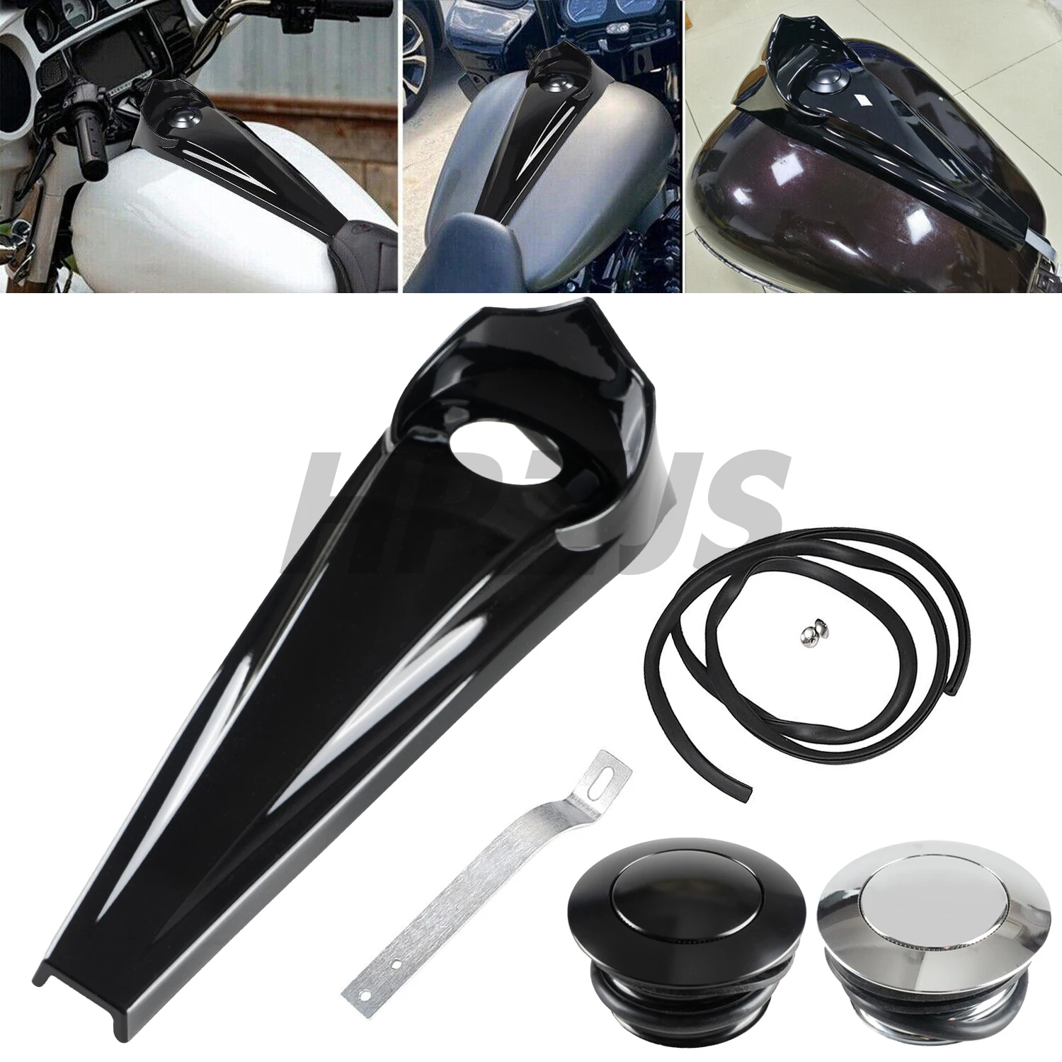 

For Harley Motorcycle Touring Electra Street Road Tri Glide Ultra Classic 2008-Up Dash Fuel Tank Console Trim Panel Gas Tank Cap