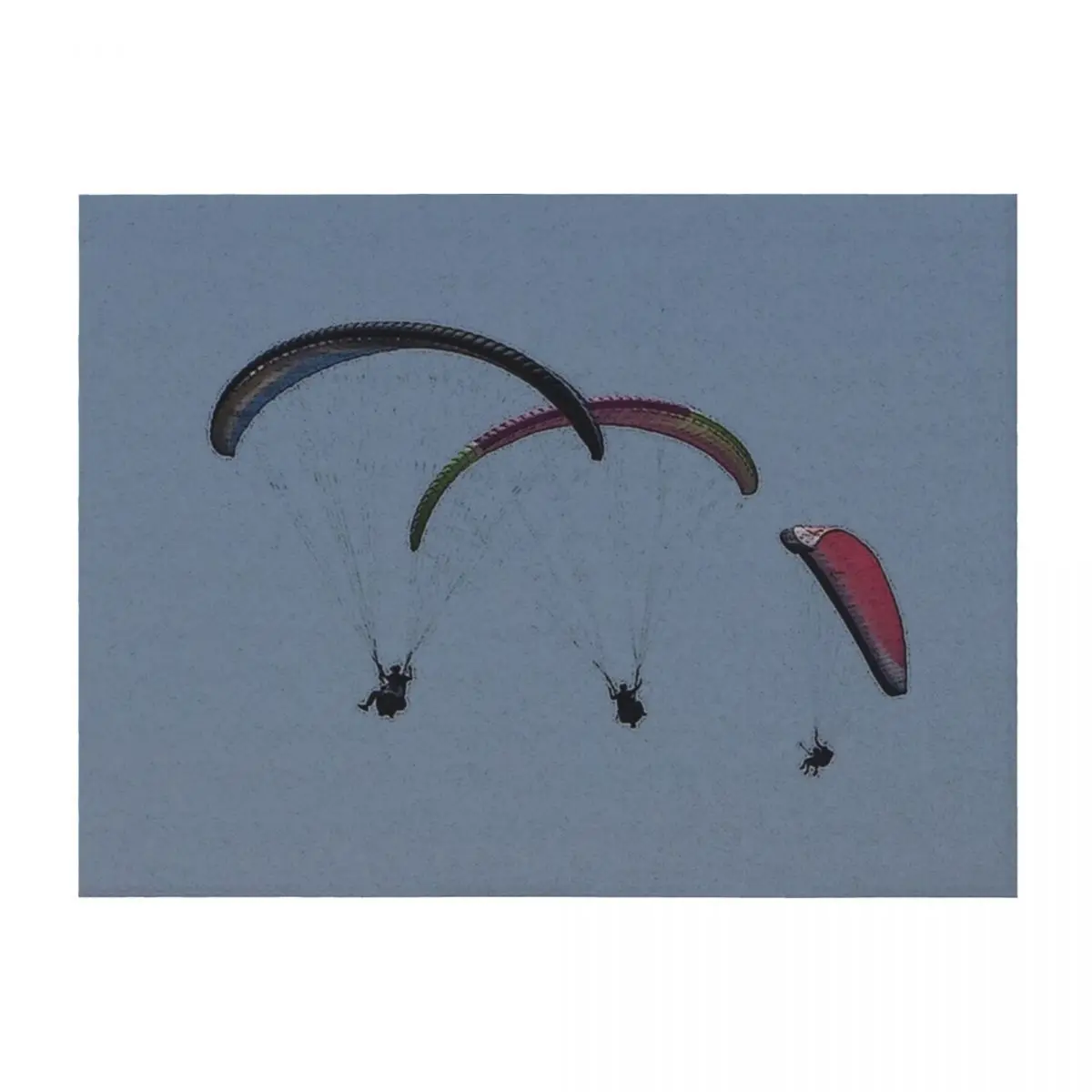 

Paragliders Throw Blanket sofa bed halloween Furrys Flannels Blankets