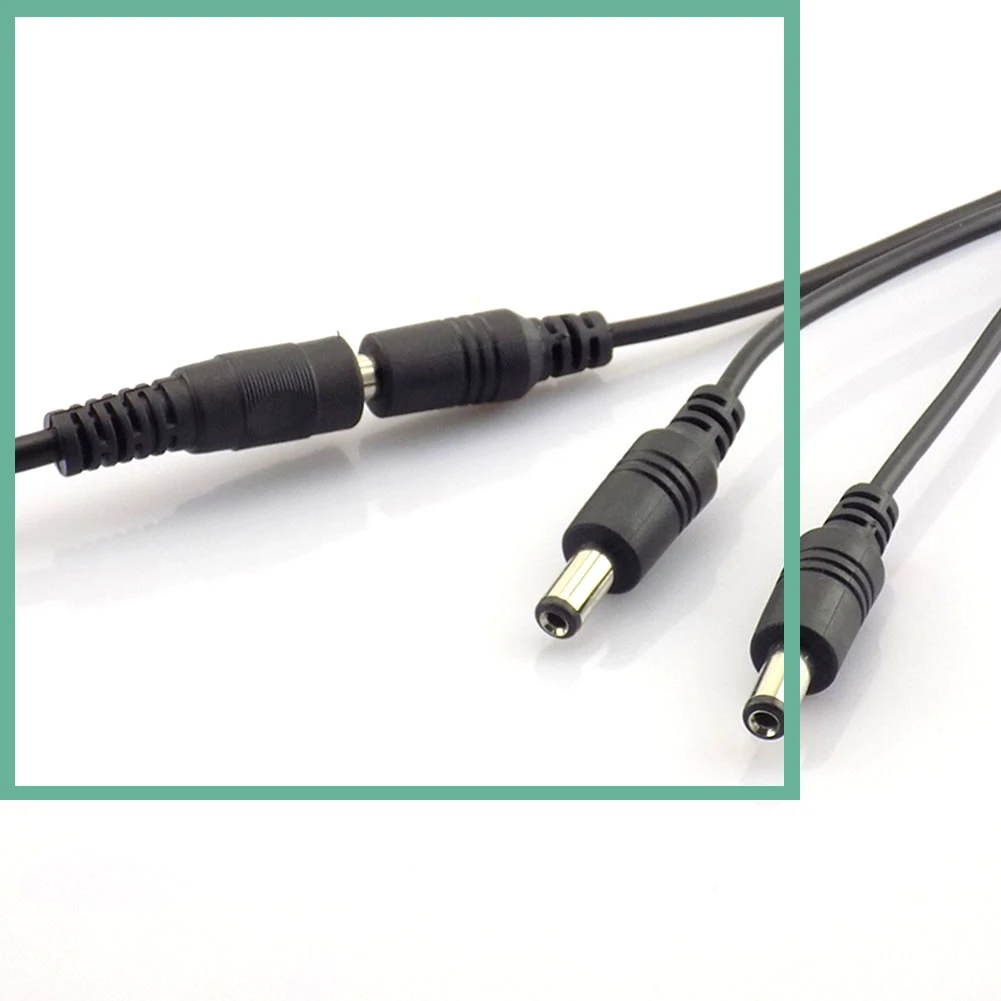 2.1*5.5mm 1 Female to 3 Male 12V DC Power Splitter Plug Cable for CCTV Security Camera Accessories Power Supply Adapter E3