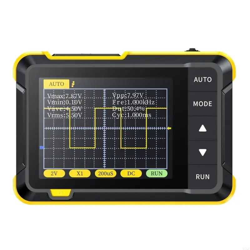 57QF Electrical Tester Handheld Digital Oscilloscope with 200Khz Bandwidth for Automotive Electronics Waveform Generator