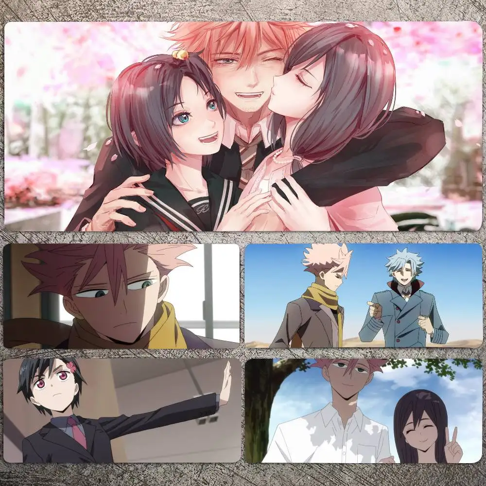 ID INVADED Mystery Anime Mousepad Non-slip Suitable For Office Computers Laptops E-sports Game Desk Mats XXL Keyboard