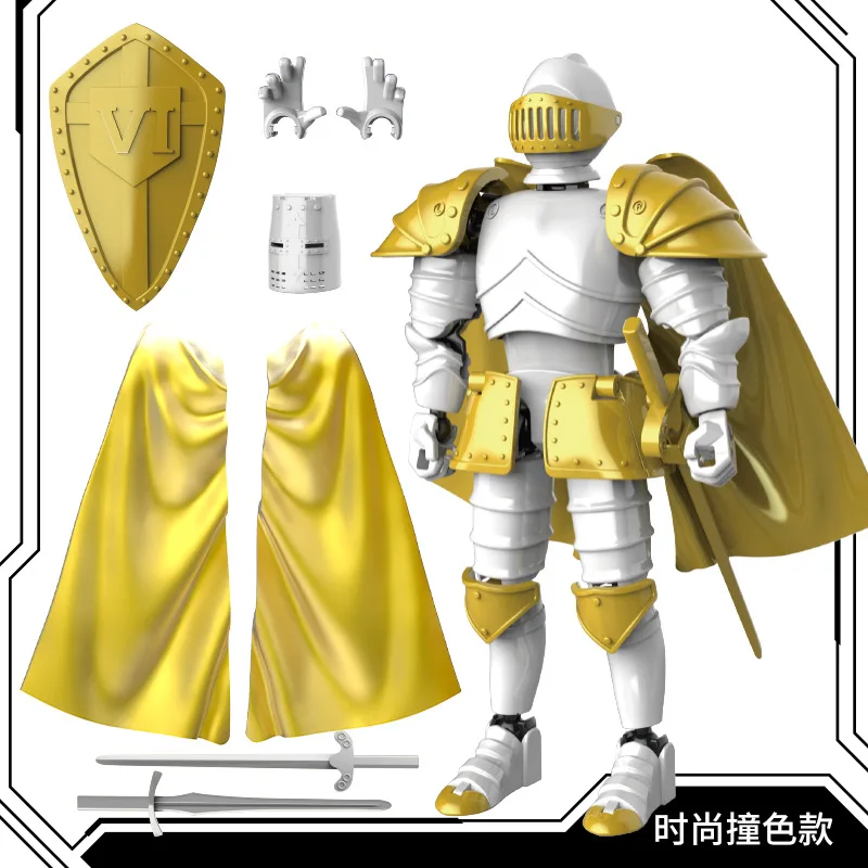 ของเล่นประกอบร่างนักรบ แบบสร้างสรรค์ รูปแบบคู่ ข้อต่อหลายจุด ขยับได้ ของเล่นประกอบร่าง ของตกแต่ง ของขวัญ ขายส่ง