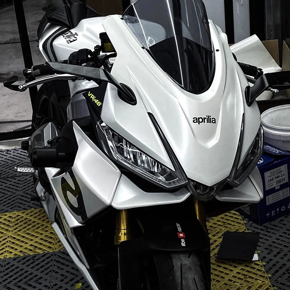 Motorcycle Front Lip Wing/Aerodynamic Winglet For Aprilia RS660 (2020-2024)–Conical Fairing Wing | Moto Aerodynamic Accessories