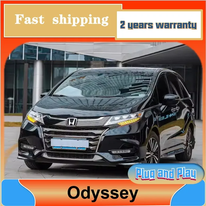 

Стайлинг автомобиля для Honda Odyssey Head Light 2015-2021 Odyssey Headampl DRL указатель поворота ближний свет линза проектора