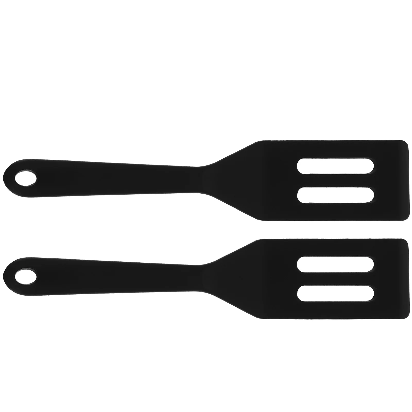 

2pcs Premium Silicone Kitchen Spatulas Heat Resistant For Home Restaurant Cooking Steak Bbq Fish Grilling Household