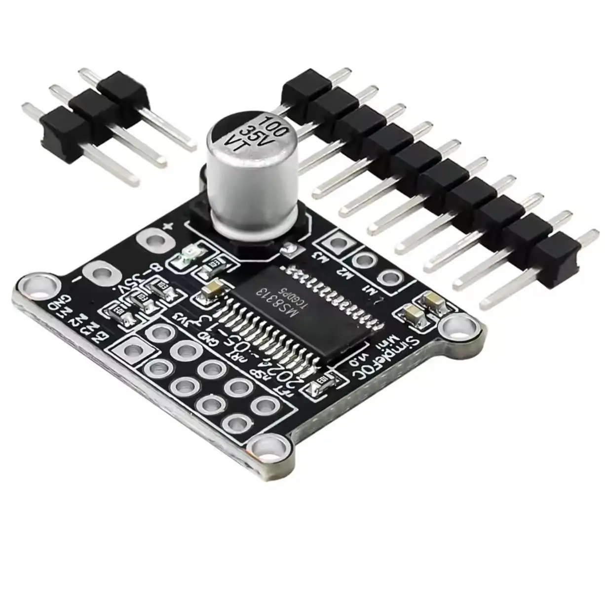 SimpleFOCMini DC brushless motor drive board FOC control driver SVPWM control algorithm