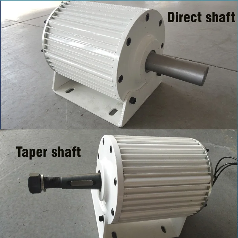 Imagem -06 - Turbina Eólica ac de Ímã Permanente Gearless Gerador de Alta Eficiência Baixa Velocidade Fases 5kw 10kw 20kw 220v