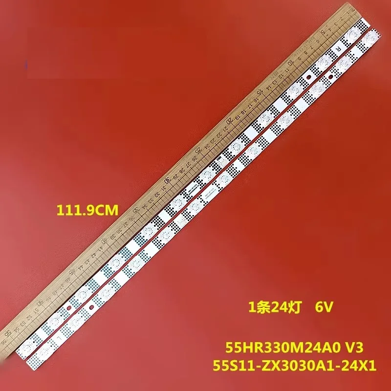 tira de retroiluminacao led para tcl 24led 55p635 55s11 01