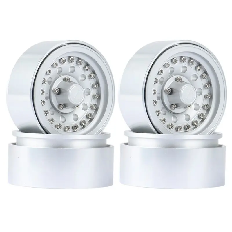 

Metal 1.9 Inch Beadlock Wheel Rim Wheel Hub for 1/10 RC Crawler Car Axial SCX10 Traxxas TRX4 RC4WD D90 Redcat Gen8,3