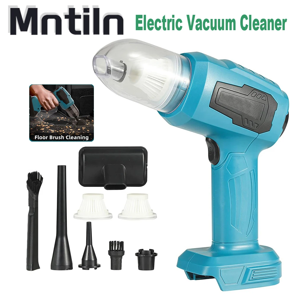 

Portable Car Vacuum Cleaner Electric Air Blower for Makita 18V Battery Floor Carpet Hair Cleaning Cordless Air Duster NO Battery