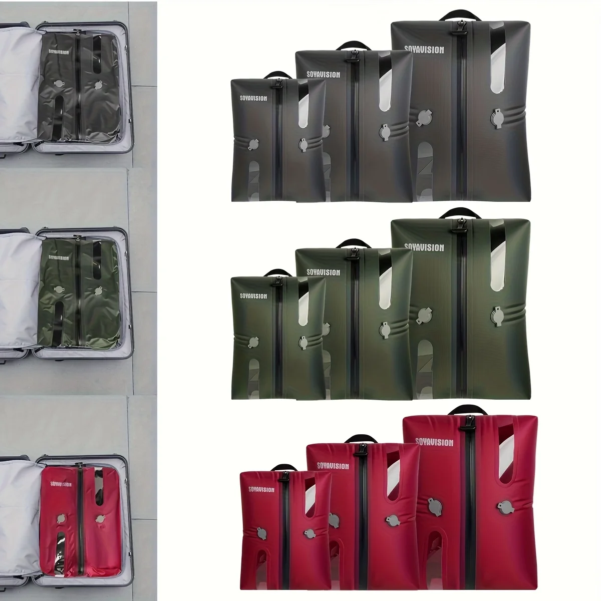 

Motorcycle Cycling Vacuum Compression Bag Storage Luggage Backpack Back Seat Packing Inner Packing Storage Compression Bag