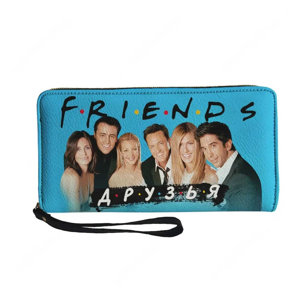 

Кошелек-портмоне Friends TV на заказ, мужской, женский, подростковый, на молнии, длинный, с двойным принтом, портативный, подарочная сумка