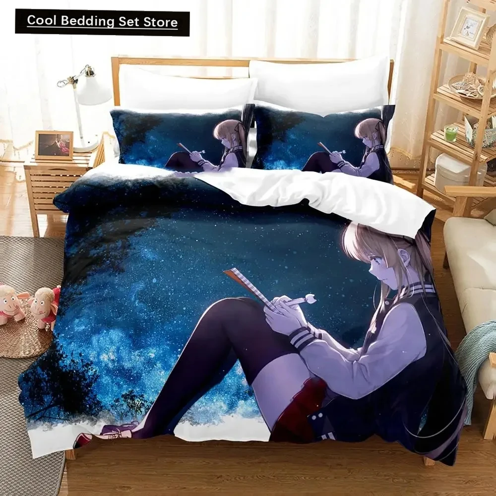 

3D Print Anime Saekano Megumi Kato Bedding Set,Duvet Cover Bed Set Quilt Cover Pillowcase,King Queen Twin Size Boys Girls Adults