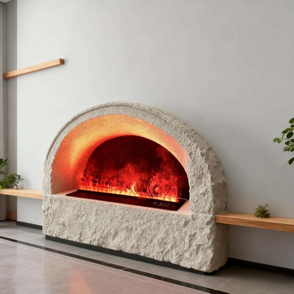 2025 ديكور لهب مقلد مدفأة ثلاثية الأبعاد جديد مع مرطب للفندق والسلامة والتصميم والاقتصاد الأكثر مبيعًا #3