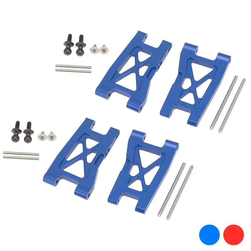 4pcs Metal Front and Rear Suspension Arm Set for Traxxas LaTrax Teton 1/18 RC Car Upgrade Parts