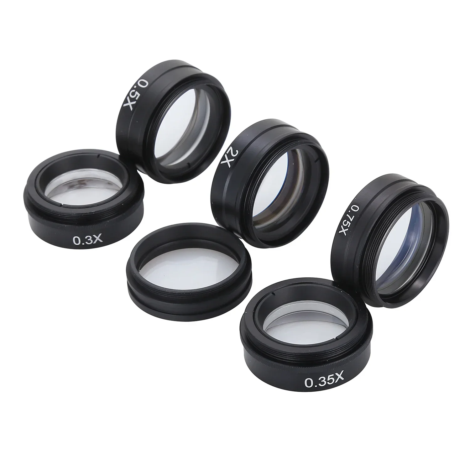 Upgrade Your For Industry Microscope's Magnification With Barlow Auxiliary Objective Glass Lens 0 3X 0 35X 0 5X 0 75X 1X 2X