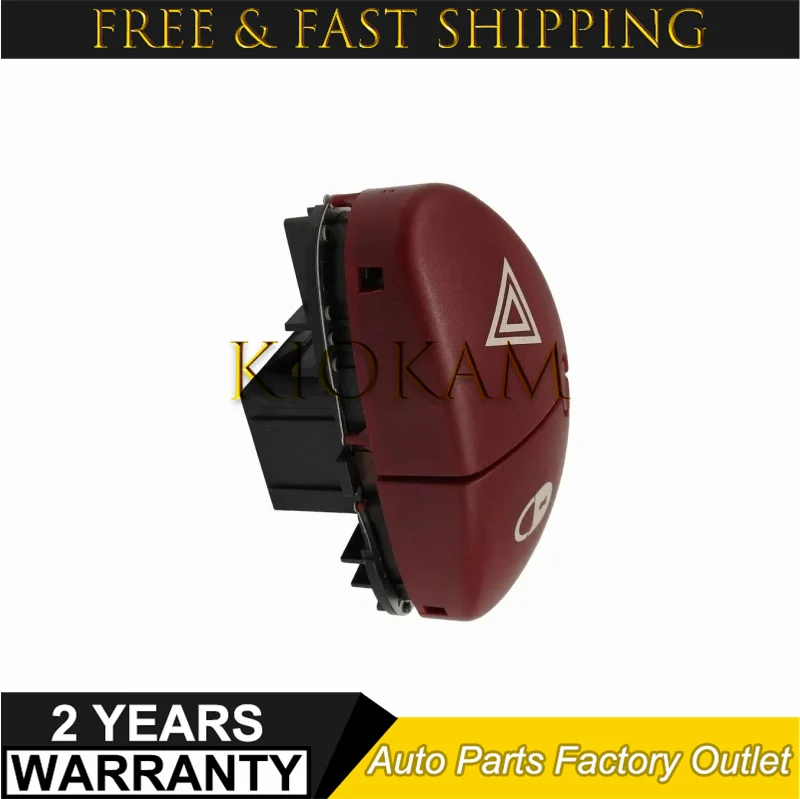 

6554.L0 6554 L0 6554L0 96403778JK аварийный предупреждающий мигающий переключатель, кнопка выключателя опасного света для Peugeot 206 автомобильных аксессуаров