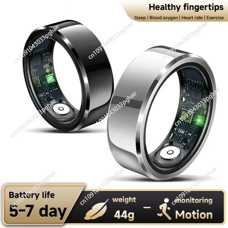 New R6 smart ring heart rate blood oxygen sleep monitoring tracking ring, waterproof health photo multi-function