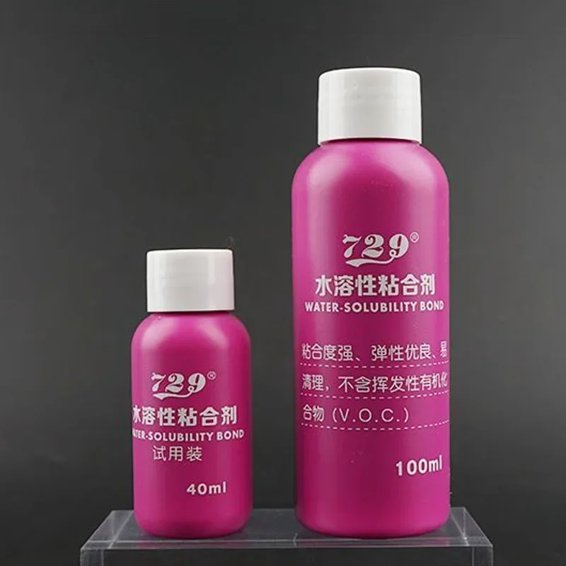 Pegamento de goma para tenis de mesa, accesorio profesional inorgánico de 729ML, de la amistad, soluble en agua, sin COV, para Ping Pong, 729