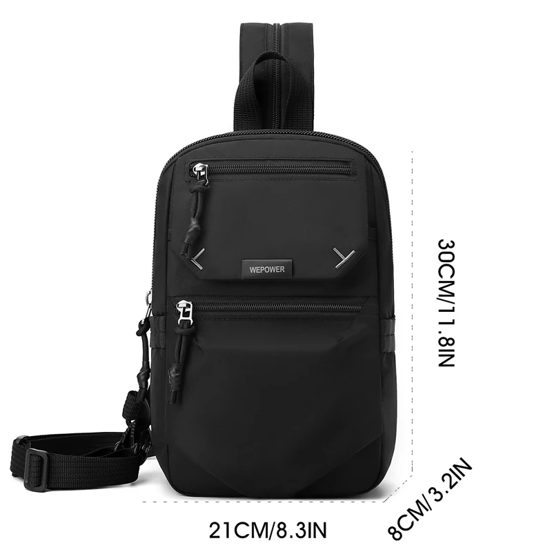 رجال الأعمال رسول حقيبة كتف موضة عادية حقيبة صدر للرجال متعددة الوظائف التخييم حقيبة يد للسفر الرياضة الذكور المشي لمسافات طويلة على ظهره