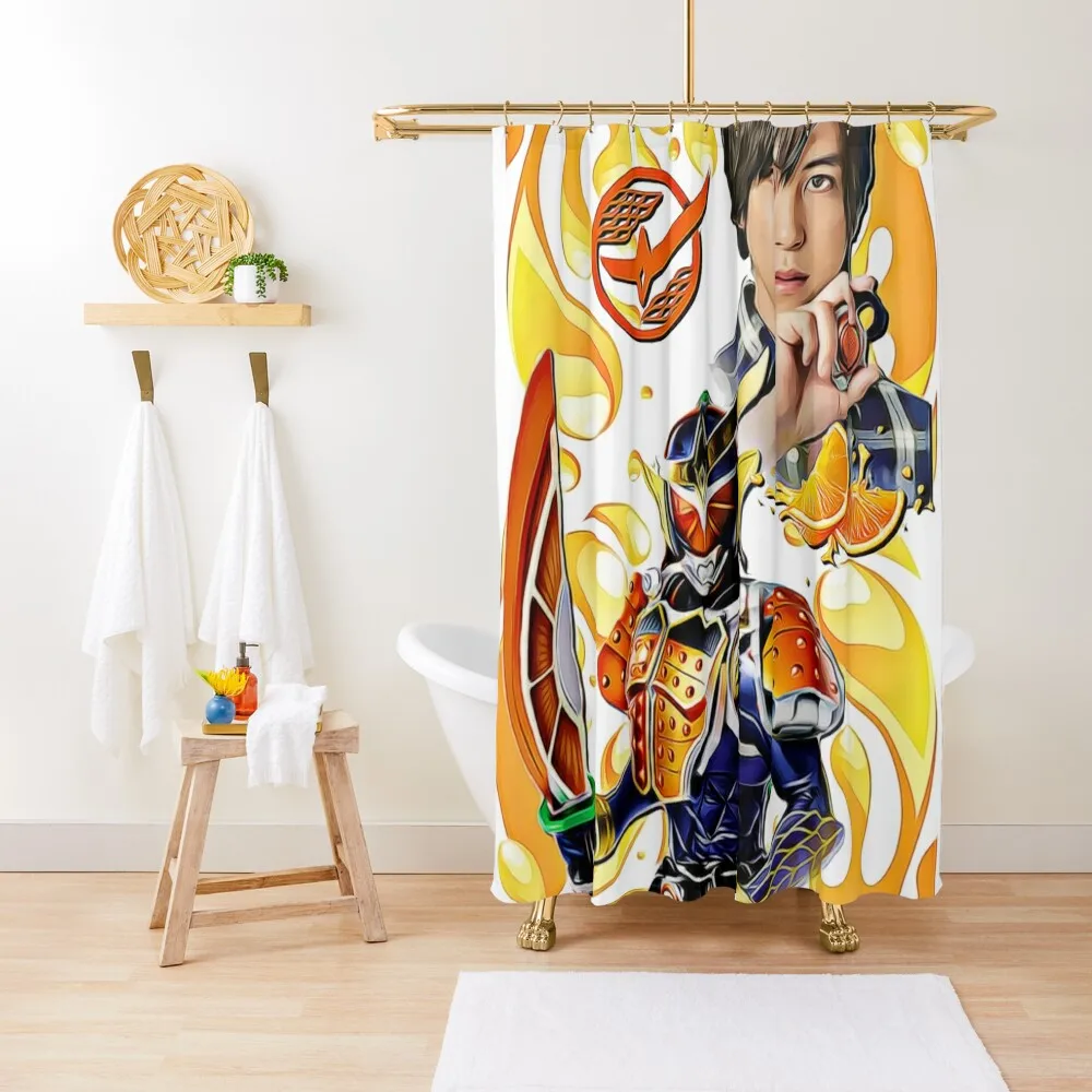 

Kamen Rider Gaim Side-by-Side (style #2) Shower Curtain Bathroom Accessories Waterproof Bath And Anti-Mold Shower Bath Curtain