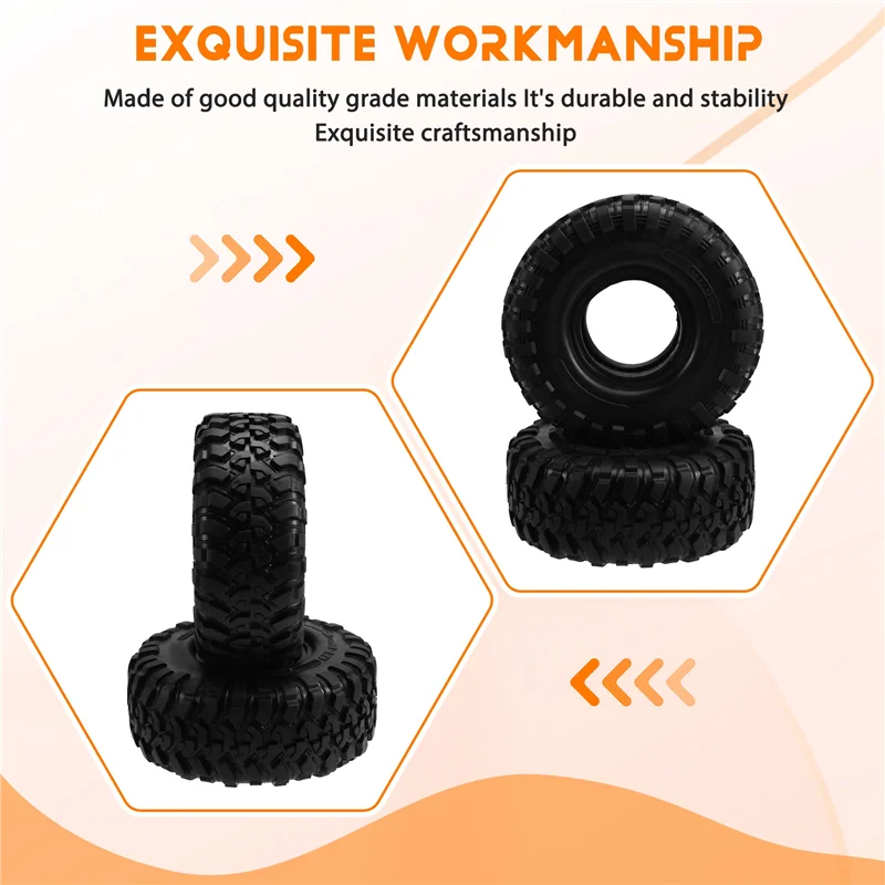 

ABKN-4PCS 120 мм 1,9-дюймовые резиновые шины для колес для 1:10 RC гусеничного автомобиля Axial SCX10 90046 AXI03007 TRX4 Redcat Gen8