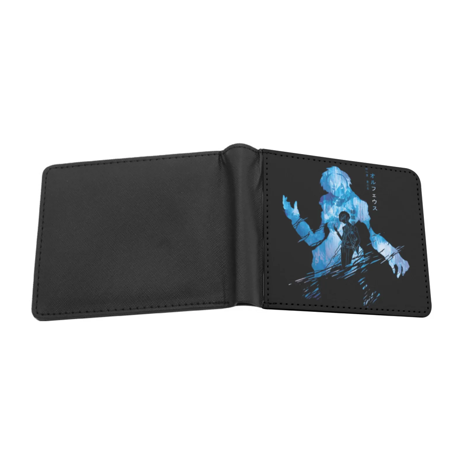 Orpheus Poetry Blue Ver : Persona 3 Men Leather Wallet Credit Card/Id Holders Inserts Money Bag Male Short Purses Orpheus