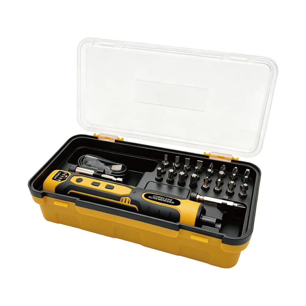 Effective Manual‑Auto Integrated Cordless Electric Screwdriver Lithium‑Ion Rechargeable Household Repair Tool Kit