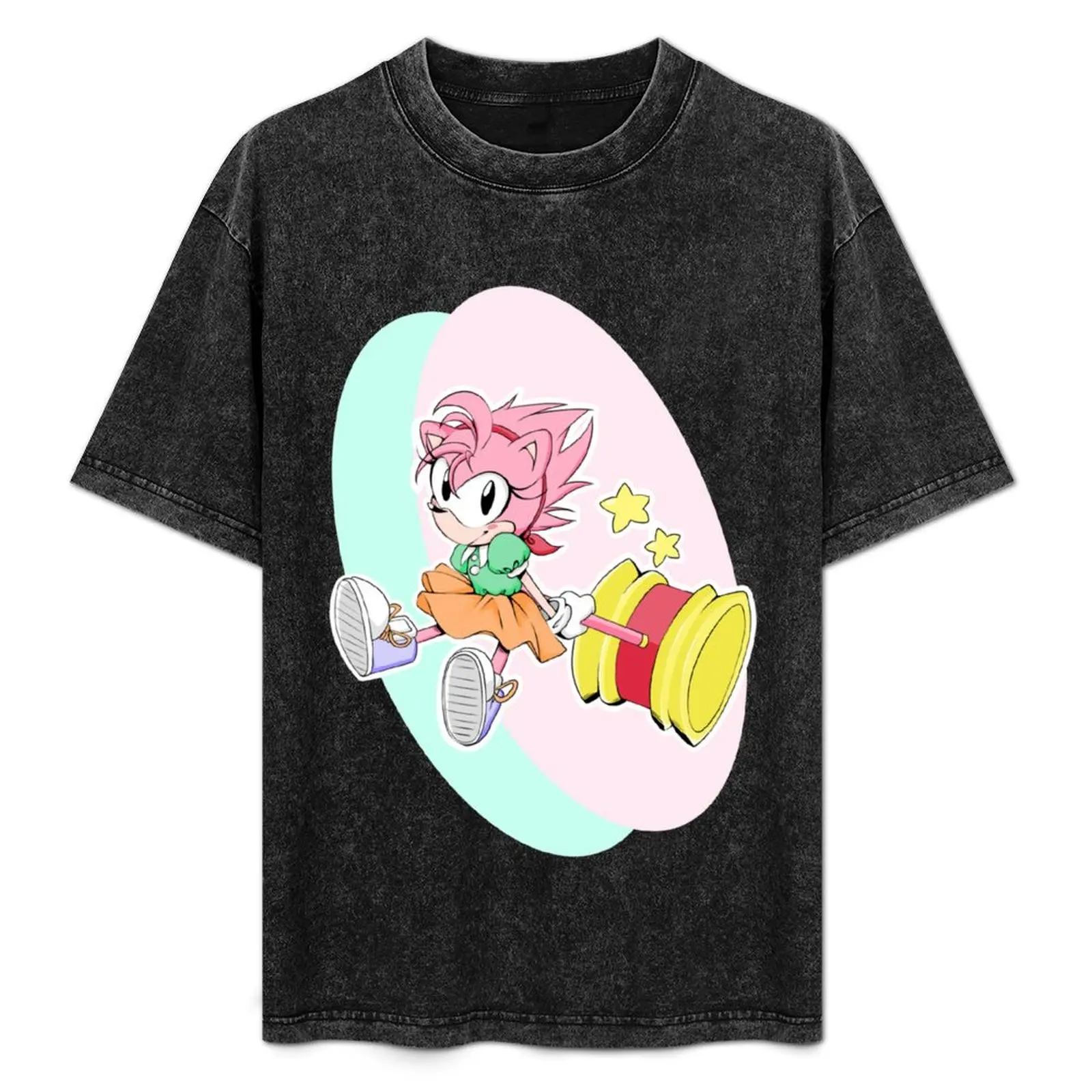 Amy Rose T-Shirt basketball graphic tees blue archive vintage t shirts kawaii clothes shirts men graphic