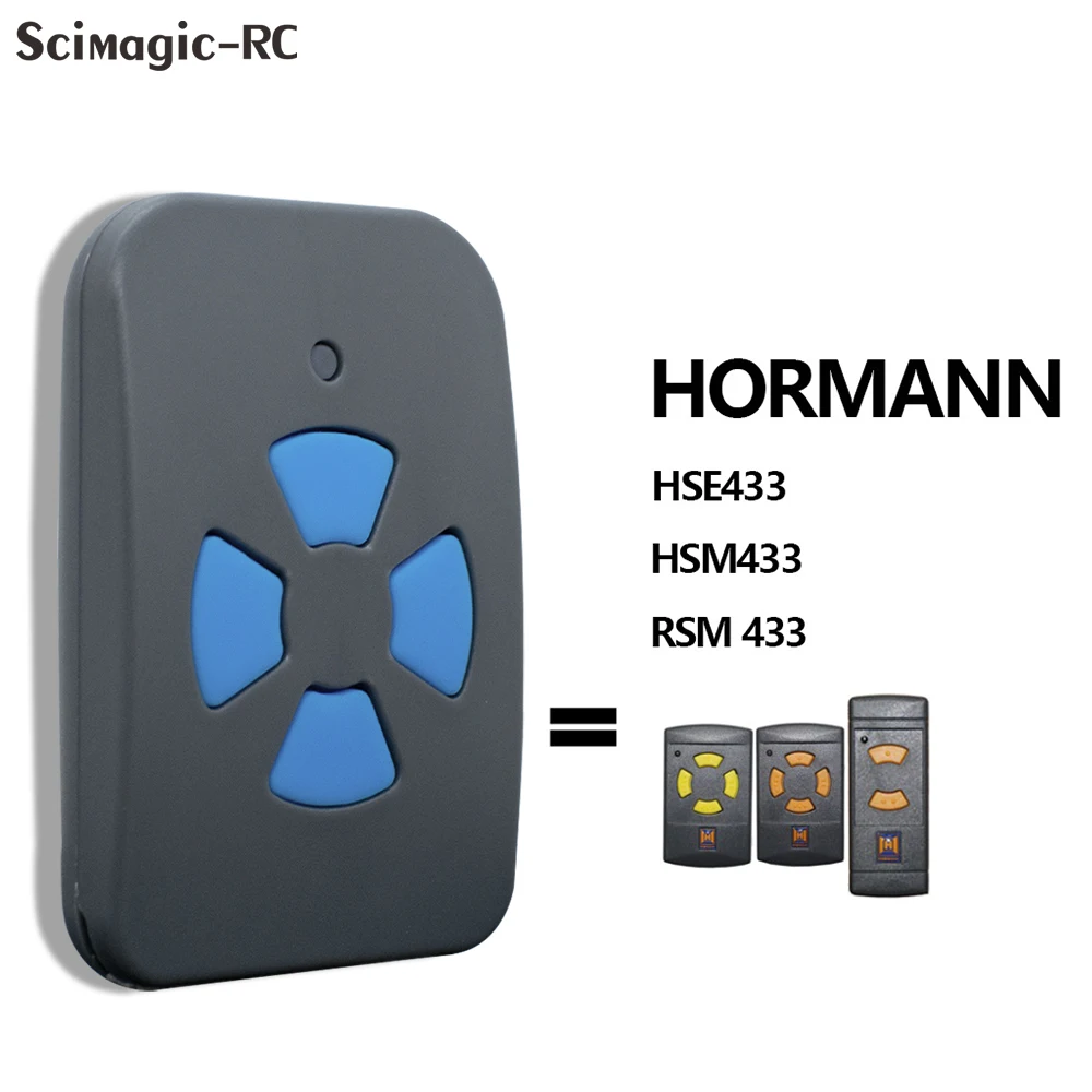 Hormann 433.92MHz Garage Door Remote Control Clone HORMANN HSM4 HSM2 HS2 HSE2 HSME4 HS4 Handheld Transmitter