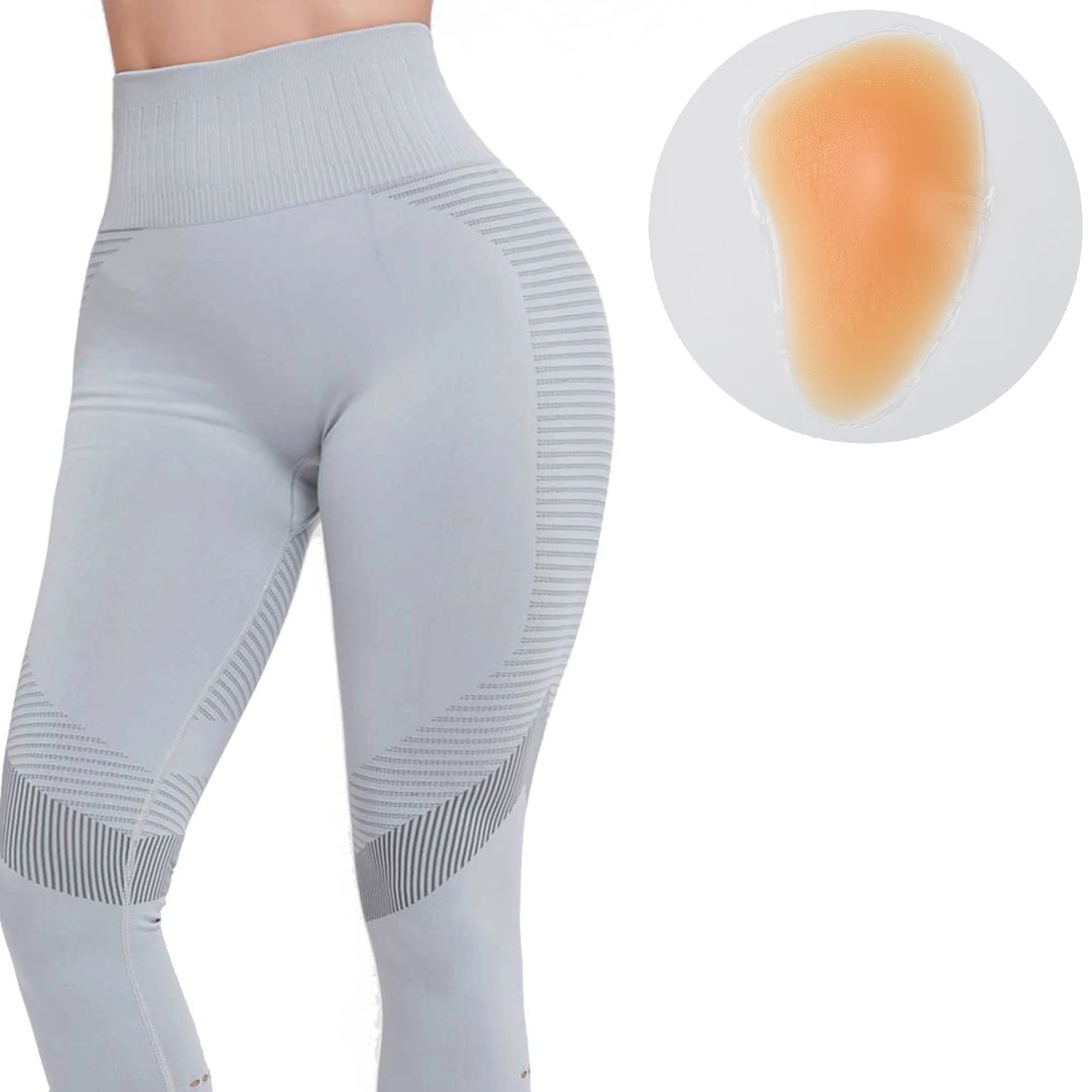 محاكاة ذاتية اللصق سيليكون الورك وسادة رشاقته طبطب الورك تشكيل الجسم الأرداف محسن لينة وهمية بعقب منصات ملابس داخلية سراويل #3