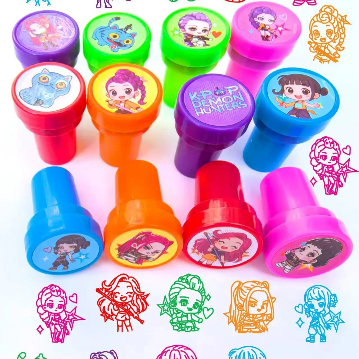 

Lovely Kid Cartoon Reward Stamps Decorative Marking Seals, Fine Stationery Toy Gifts for Children Birthday and Classroom Rewards
