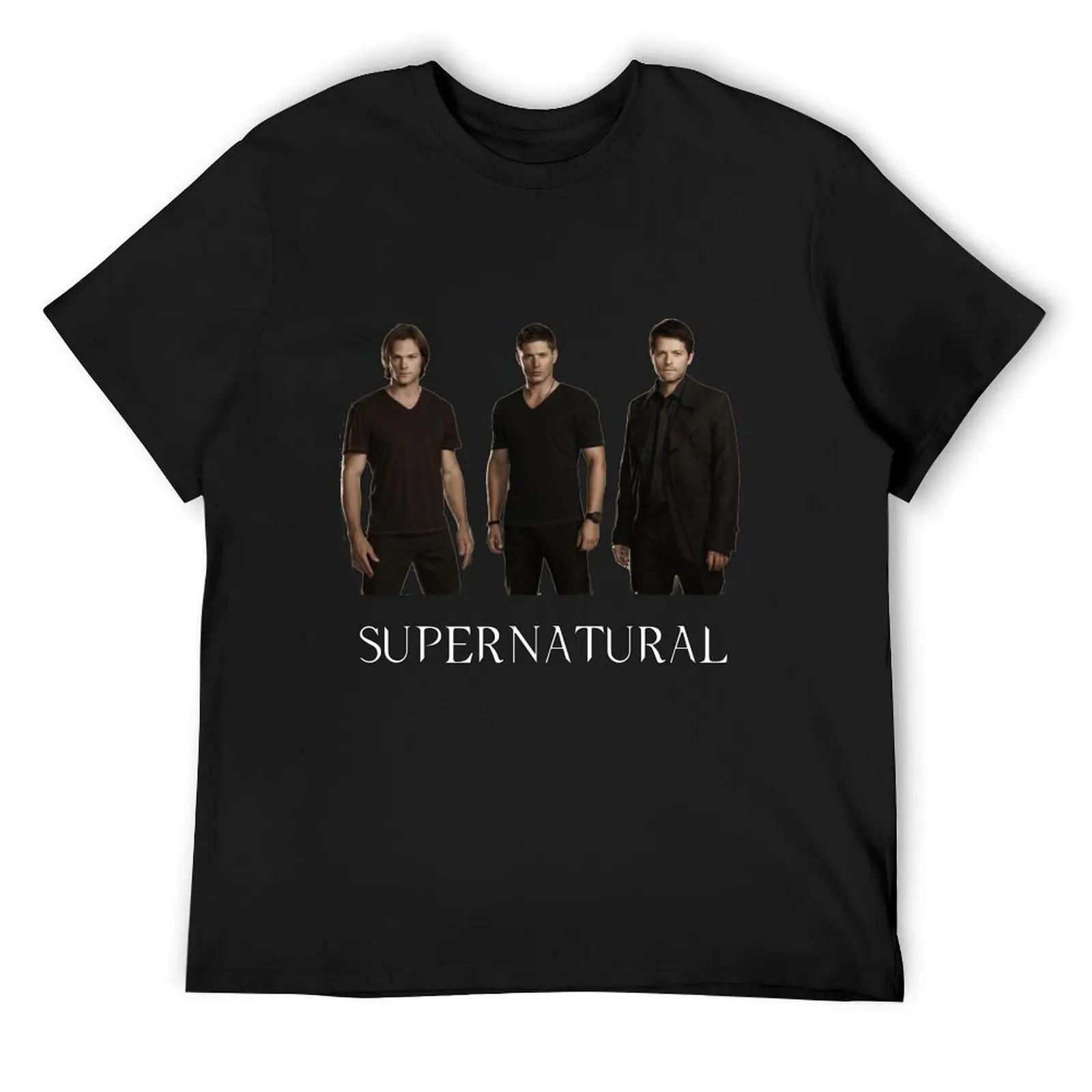 

Supernatural - Jared, Jensen & Misha T-Shirt kawaii clothes essential t shirt plain men t shirts