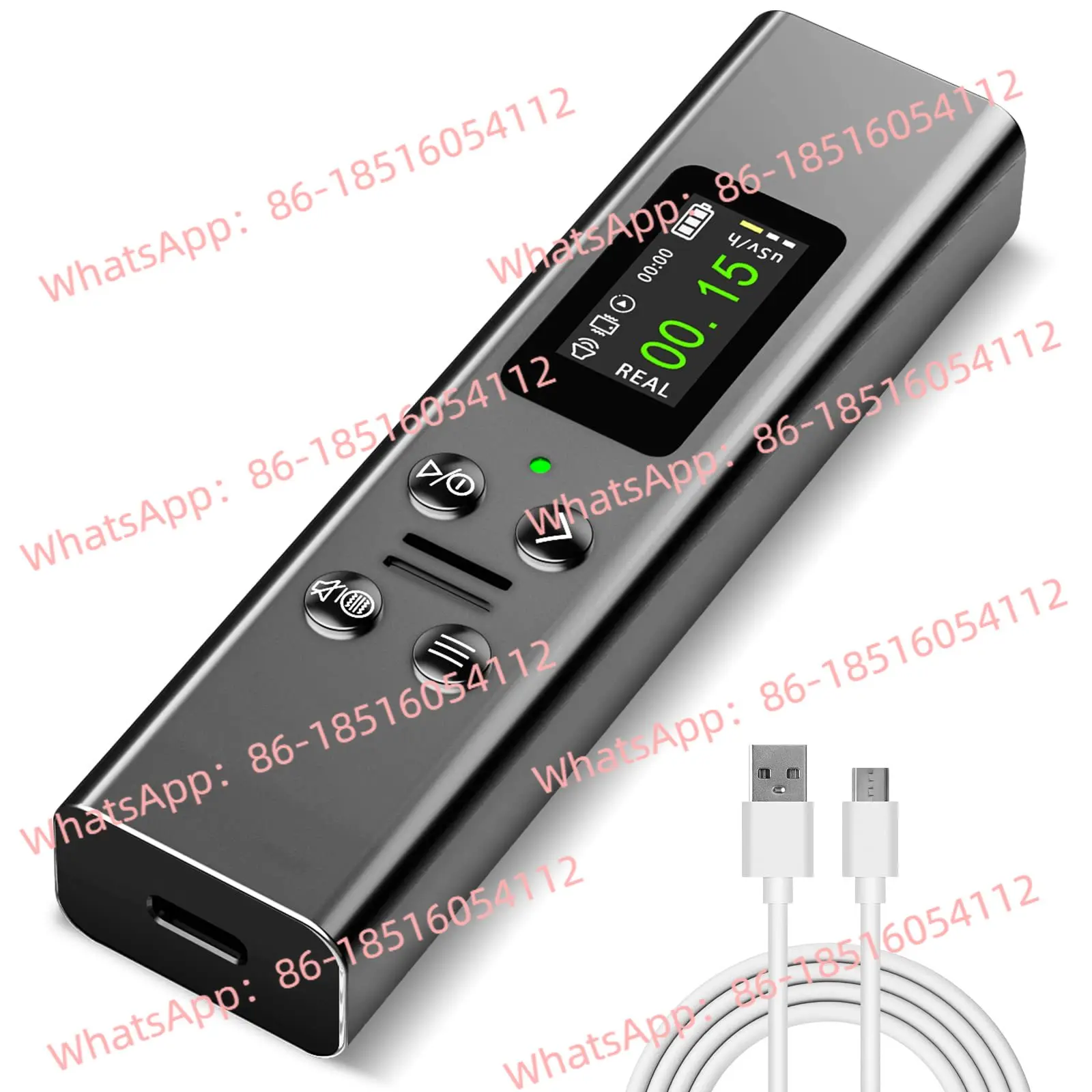 Contador Geiger Portátil Y - M06: Dosímetro Pessoal Recarregável Detector De Raios X Γ Β