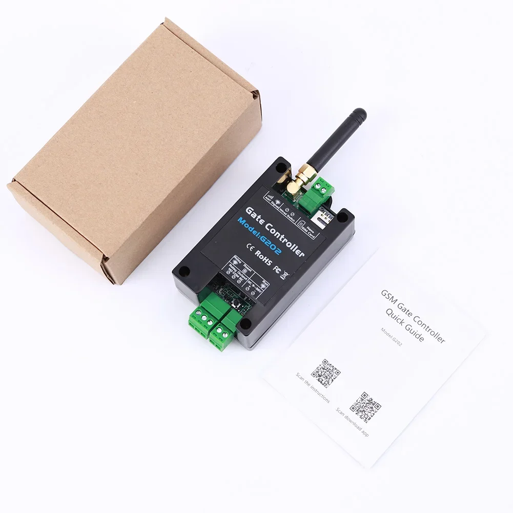 GSM 4G LTE Gate Opener G202 SMS Remote Control Single Relay Switch For Sliding Swing Garage Gate Door Opener Replace RTU5024