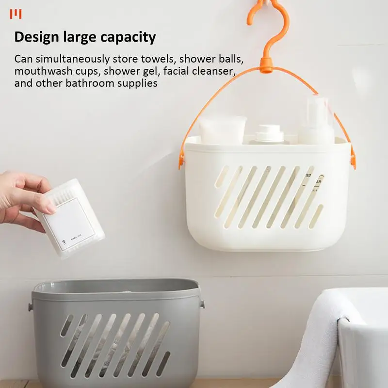 

Hanging Storage Basket Bathroom Hanging Basket Toilet Shower Storage Basket Wall Hanging Storage Basket Plastic Storage Holder