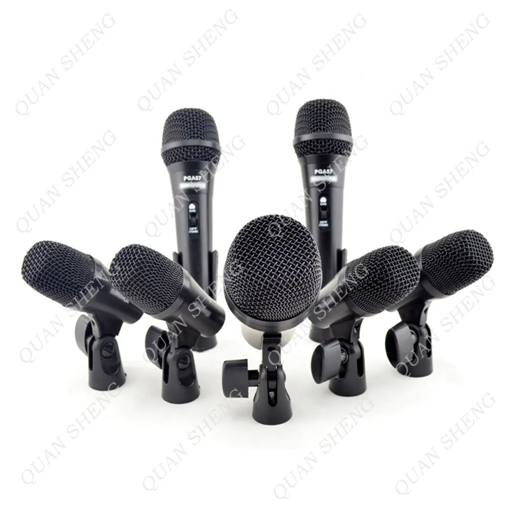 PGA-DMK7 7-Piece Drum Microphone Kit 7 Musical Instrument Microphone Recording PGA Drumkit7 Microphone